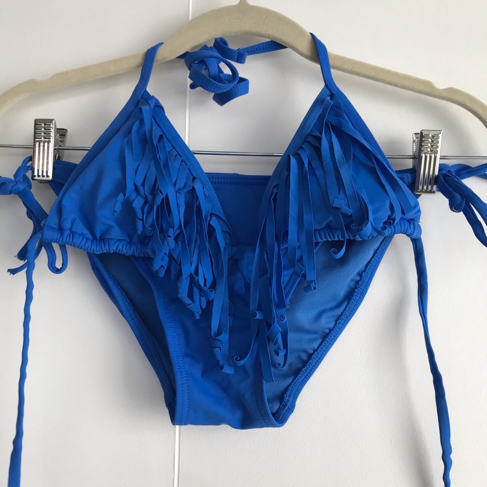 XHILARATION | FRINGE STRING BIKINI